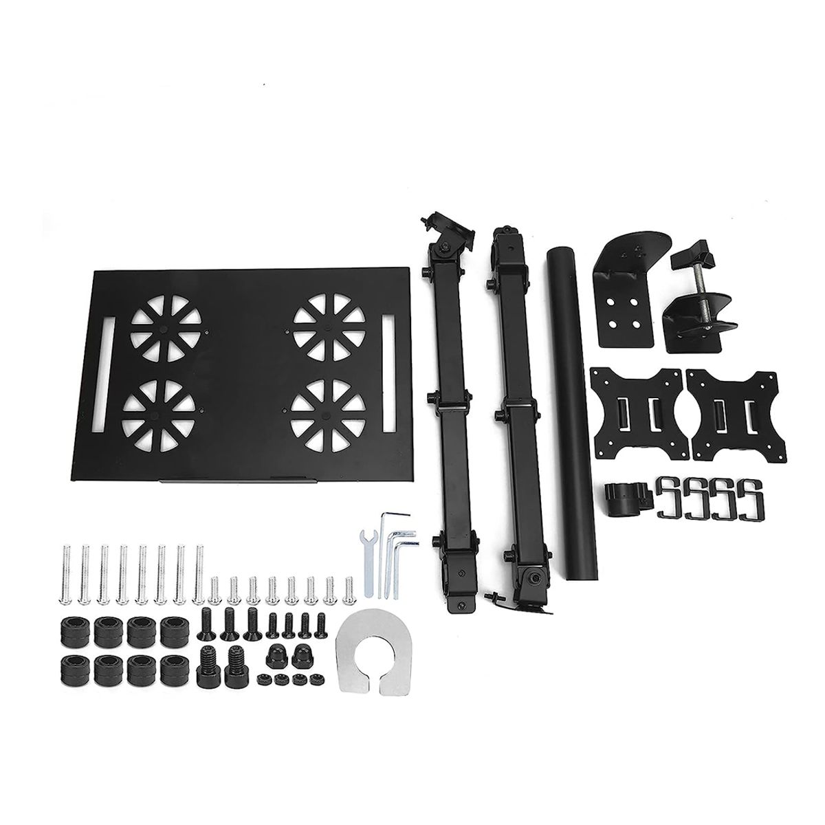 Soporte Articulado Para Laptop Y Monitor De 14 A 27 Pulgadas Negro.