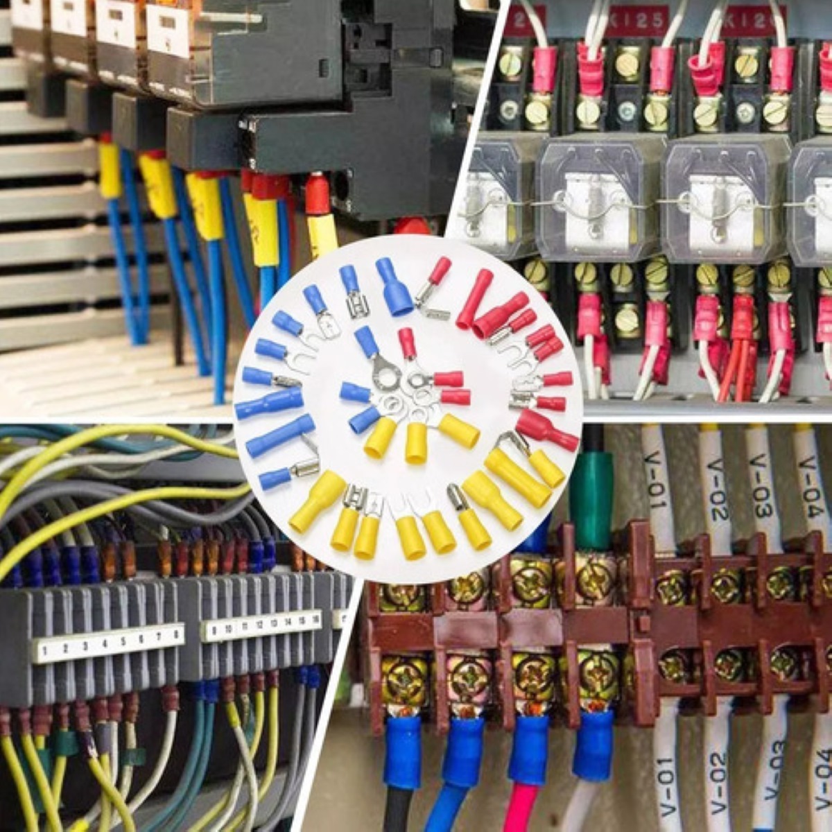 840 Terminales Aisladas Conductores Conector Cable Electrico