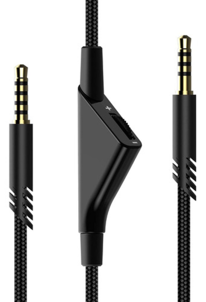 Cable Auxiliar Audio Para Logitech Astro A10 A30 A40tr A50 negro