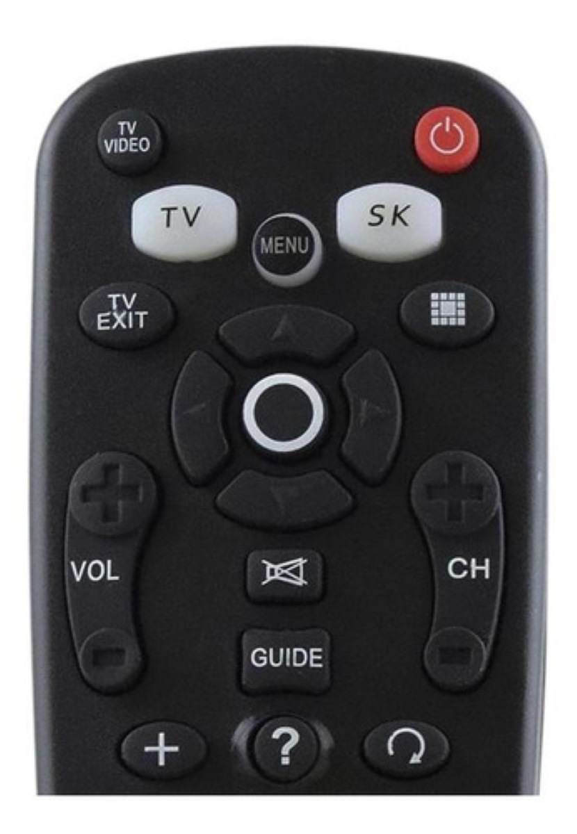Control Compatible Con Sky Vetv 100% Compatible Directo negro
