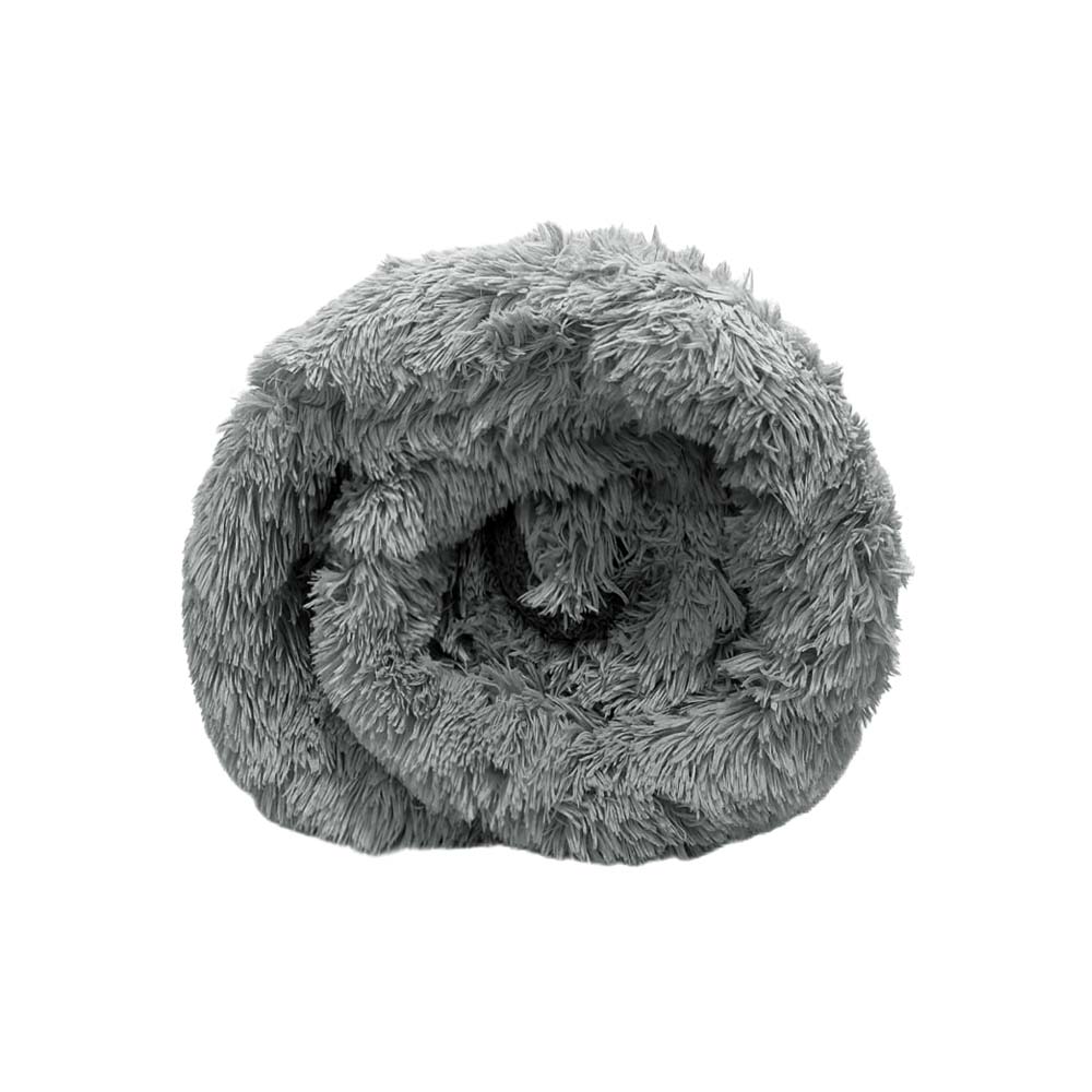 Cobertor pelo alto Plata matrimonial borrega afelpado Suave.