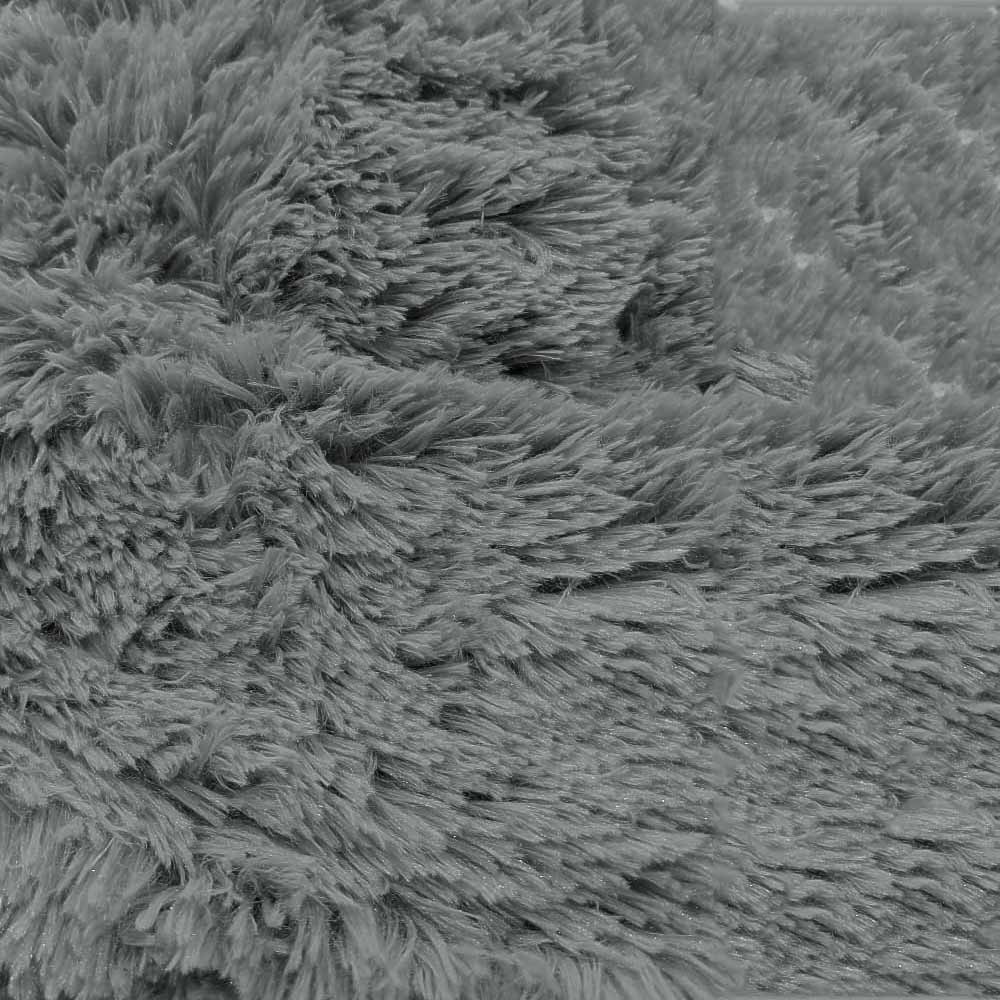 Cobertor pelo alto Plata matrimonial borrega afelpado Suave.