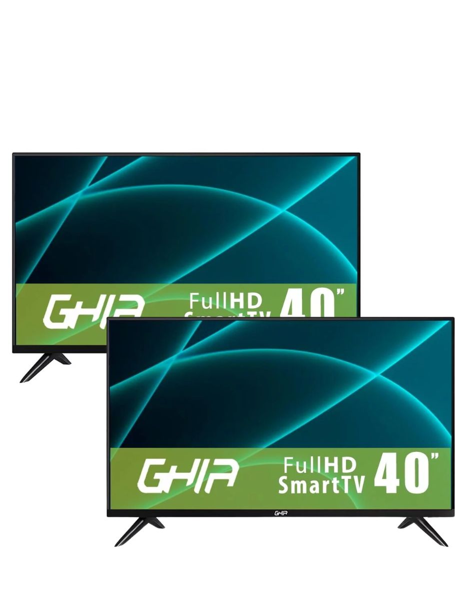 Combo 2 SmartTV Ghia 40 Pulgadas    Android TV.