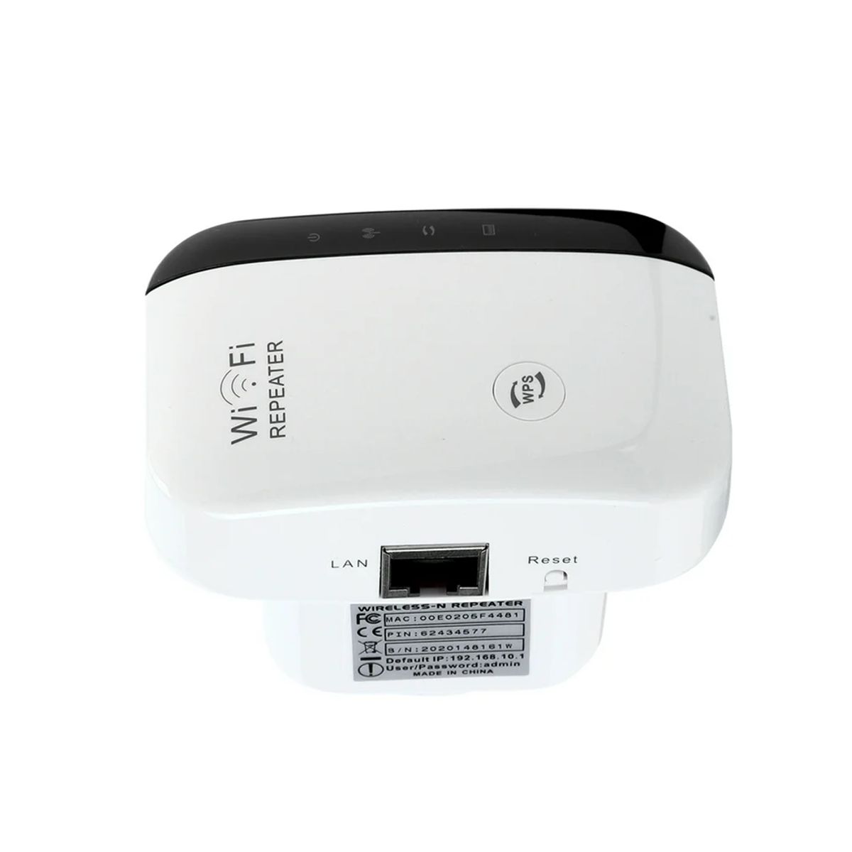 Repetidor Wifi Inalambrico 300 Mbps Amplia La Señal de Internet Blanco.