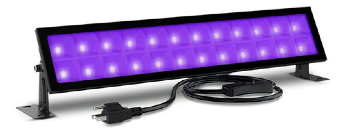 48w Led Uv Barra De Luz Negra Reflector Luces Para La Fiesta