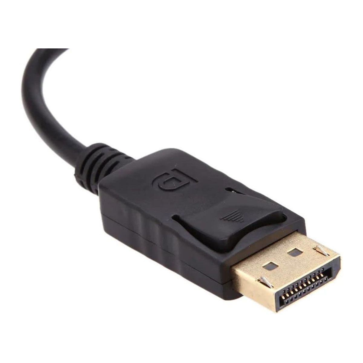 Adaptador Convertidor DisplayPort A Vga Dp Color Negro.
