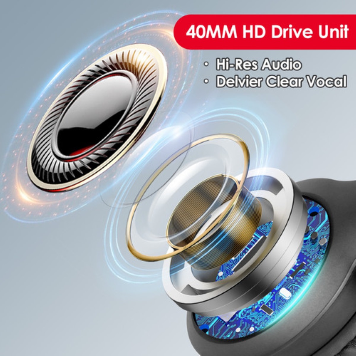 Audifonos Diadema Inalambricos Bluetooth Con Mic Hifi