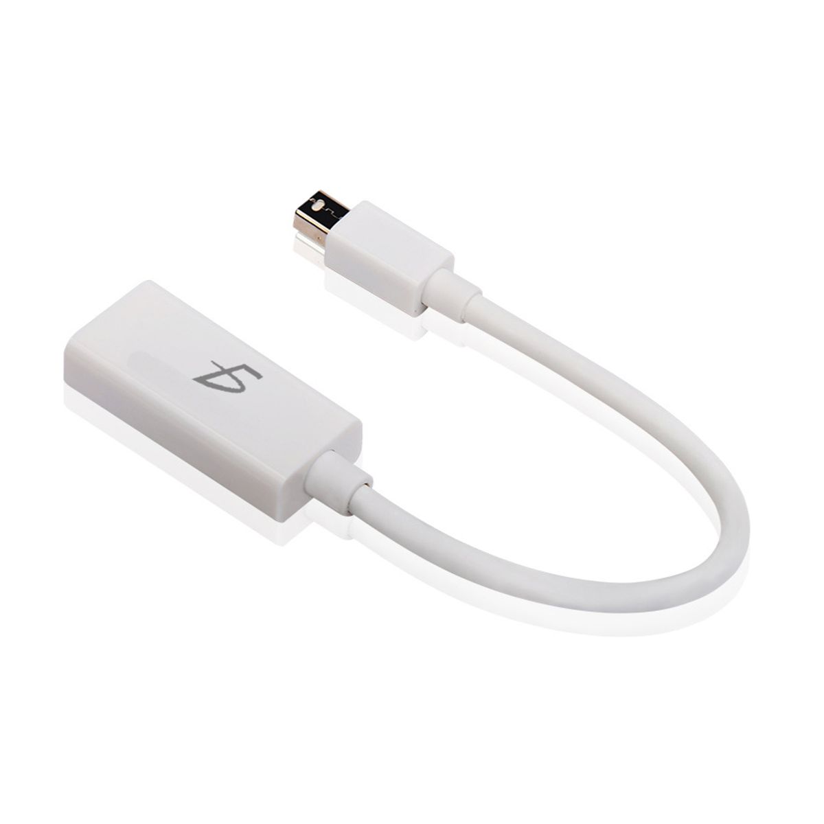 Convertidor Adaptador De Mini Display Port A Hdmi  Blanco.