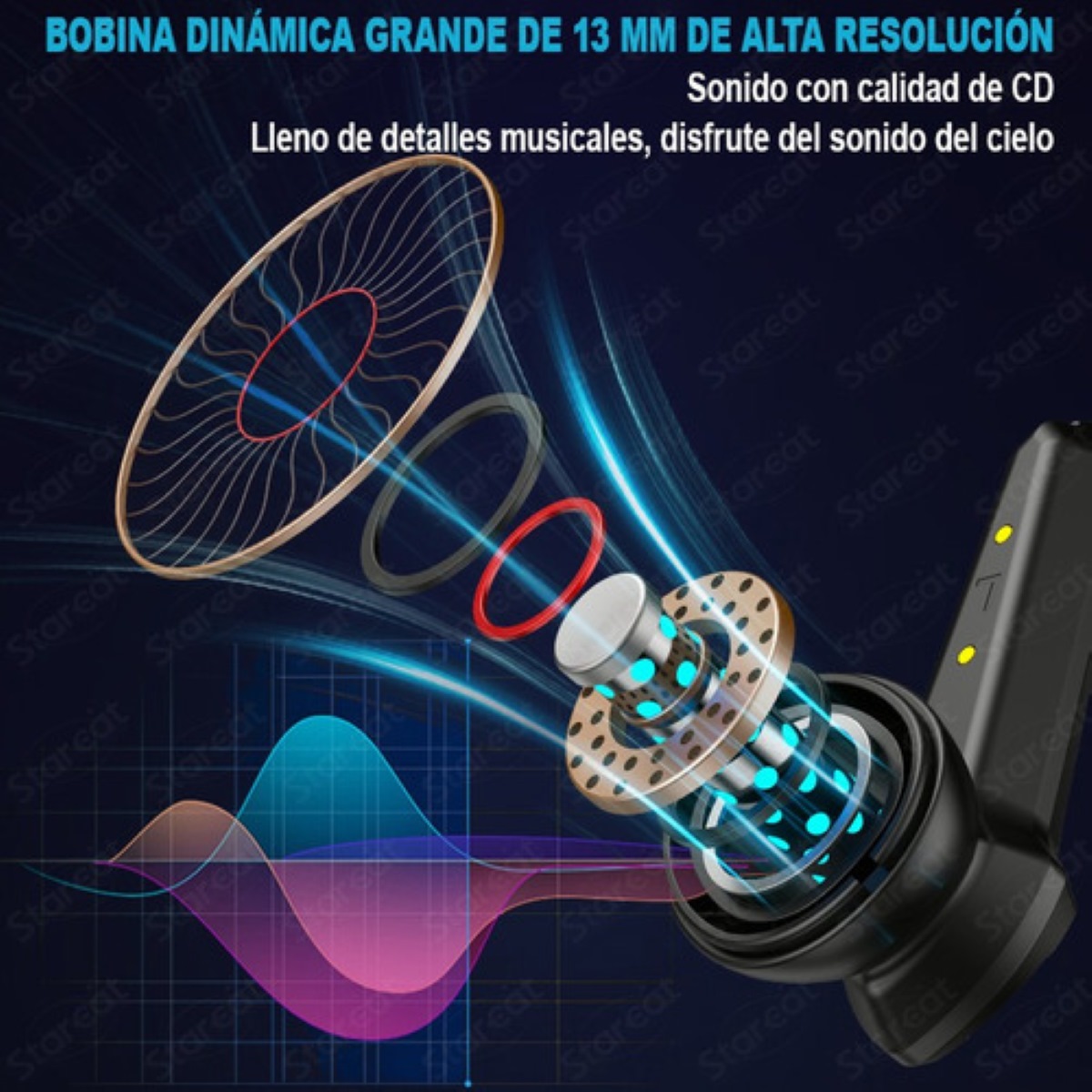 Auriculares Inalámbricos Bluetooth P30 In-ear Game Audífonos negro