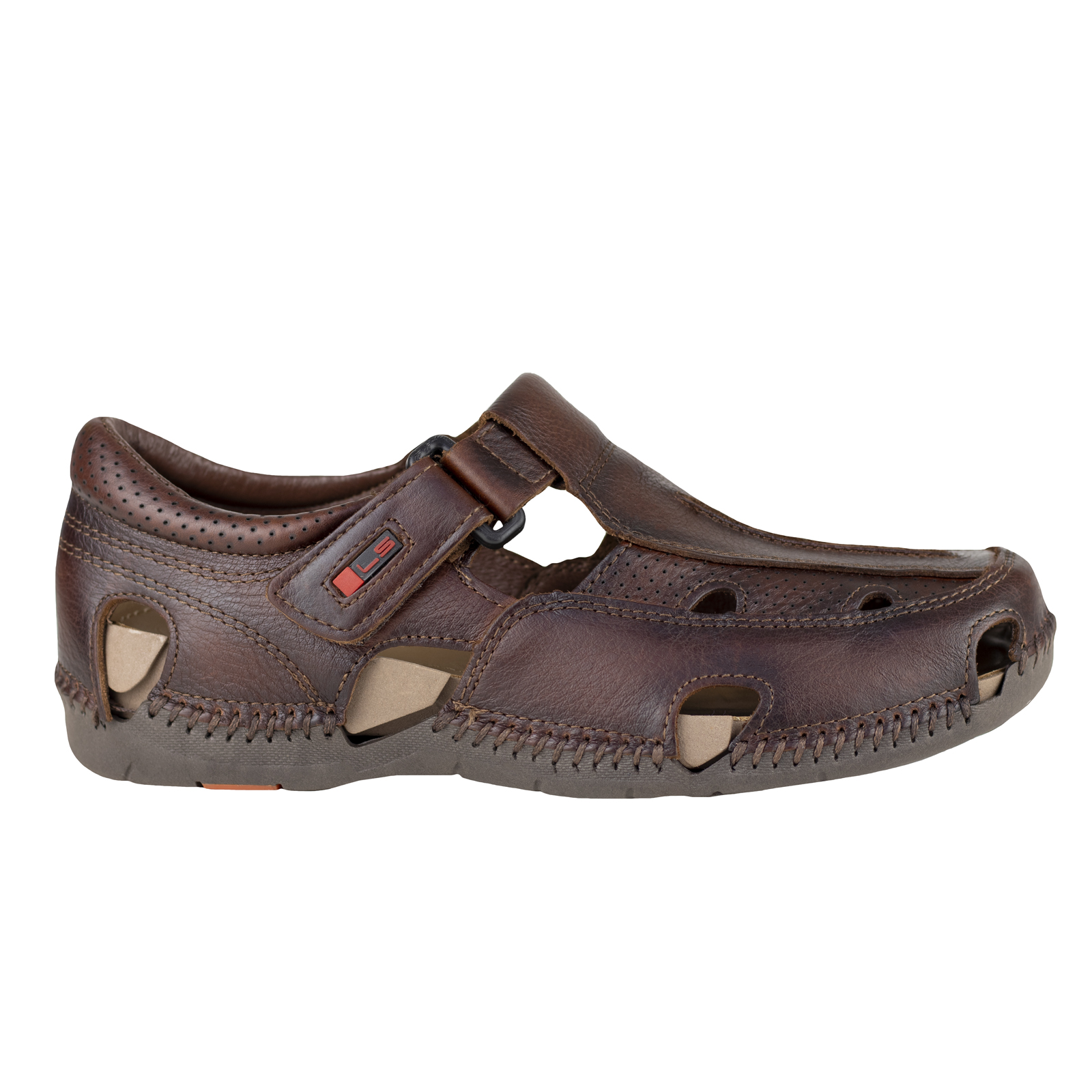 Huarache Para Hombre Lobo Solo 6604 Besani Confort De Piel
