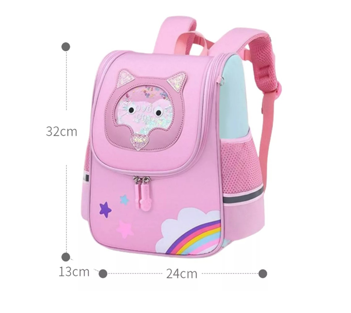Mochila Escolar Chico Niña Kawaii De Infantil Preescolar T
