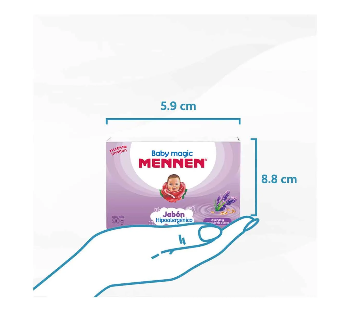 Jabon Mennen Lavanda 90gr.