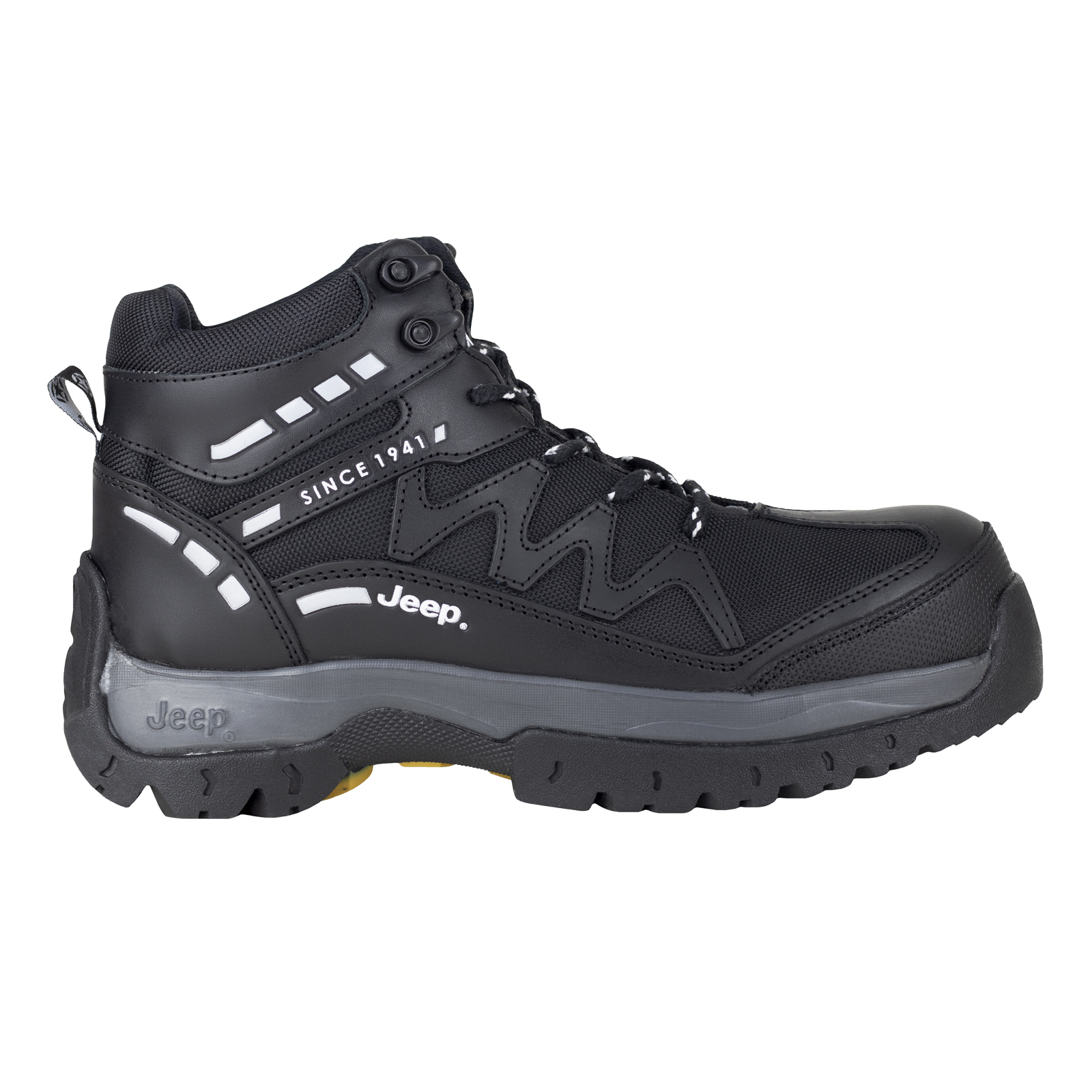 Bota Dieléctrica Jeep Casquillo Poliamida 3572 Negro Hombre.