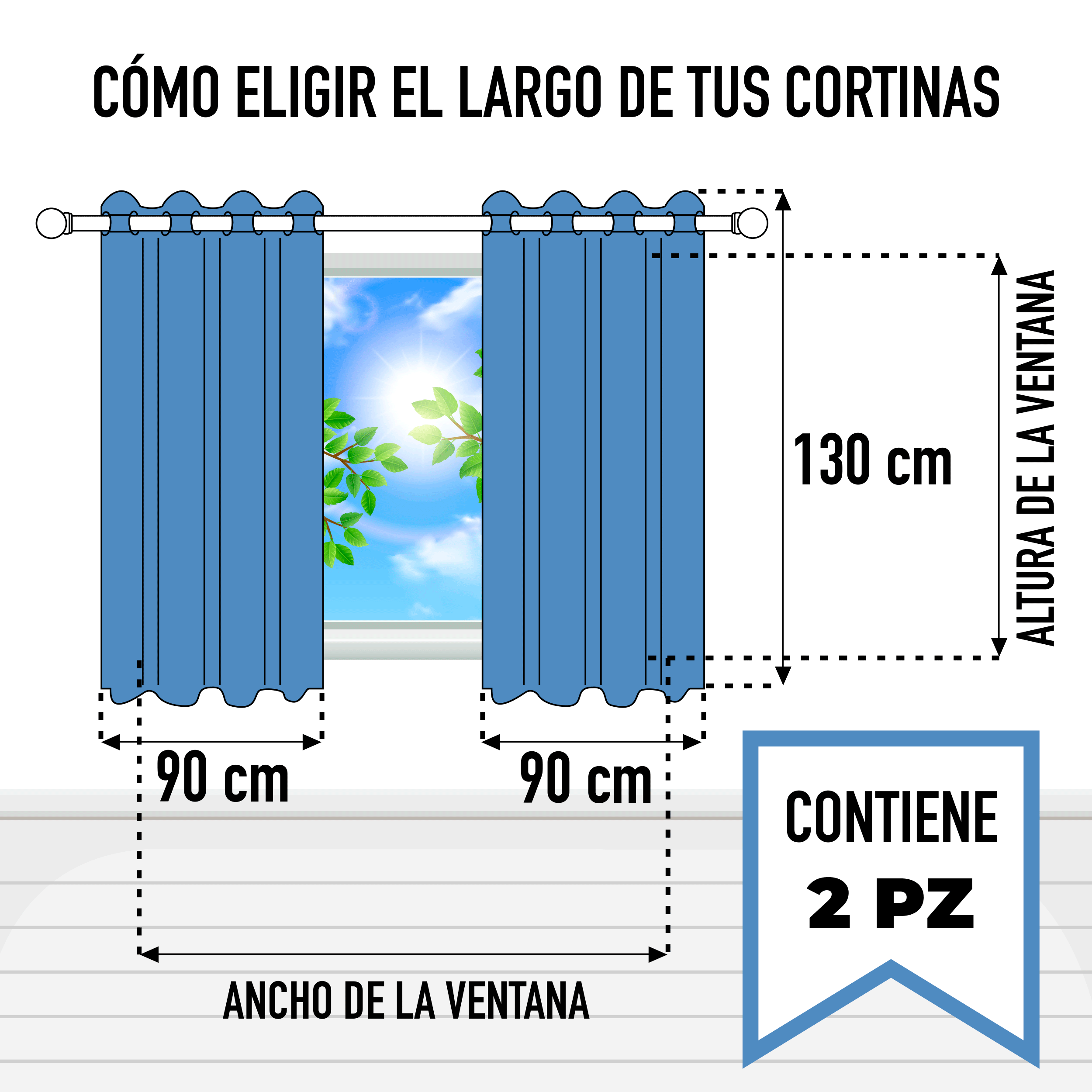 Cortinas Blackout Blanca Corta Térmico Lisa 95% Bloqueo Luz