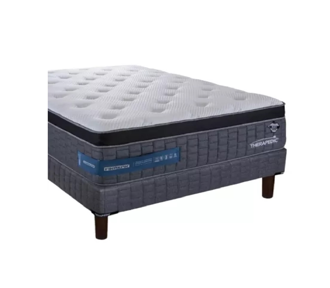 Colchon Y Box Matrimonial Therapedic Kairos Firmerhr Calidad.
