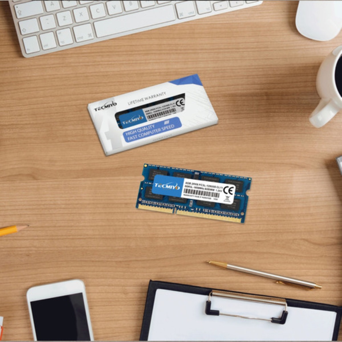 Memoria RAM gamer color azul 8GB 