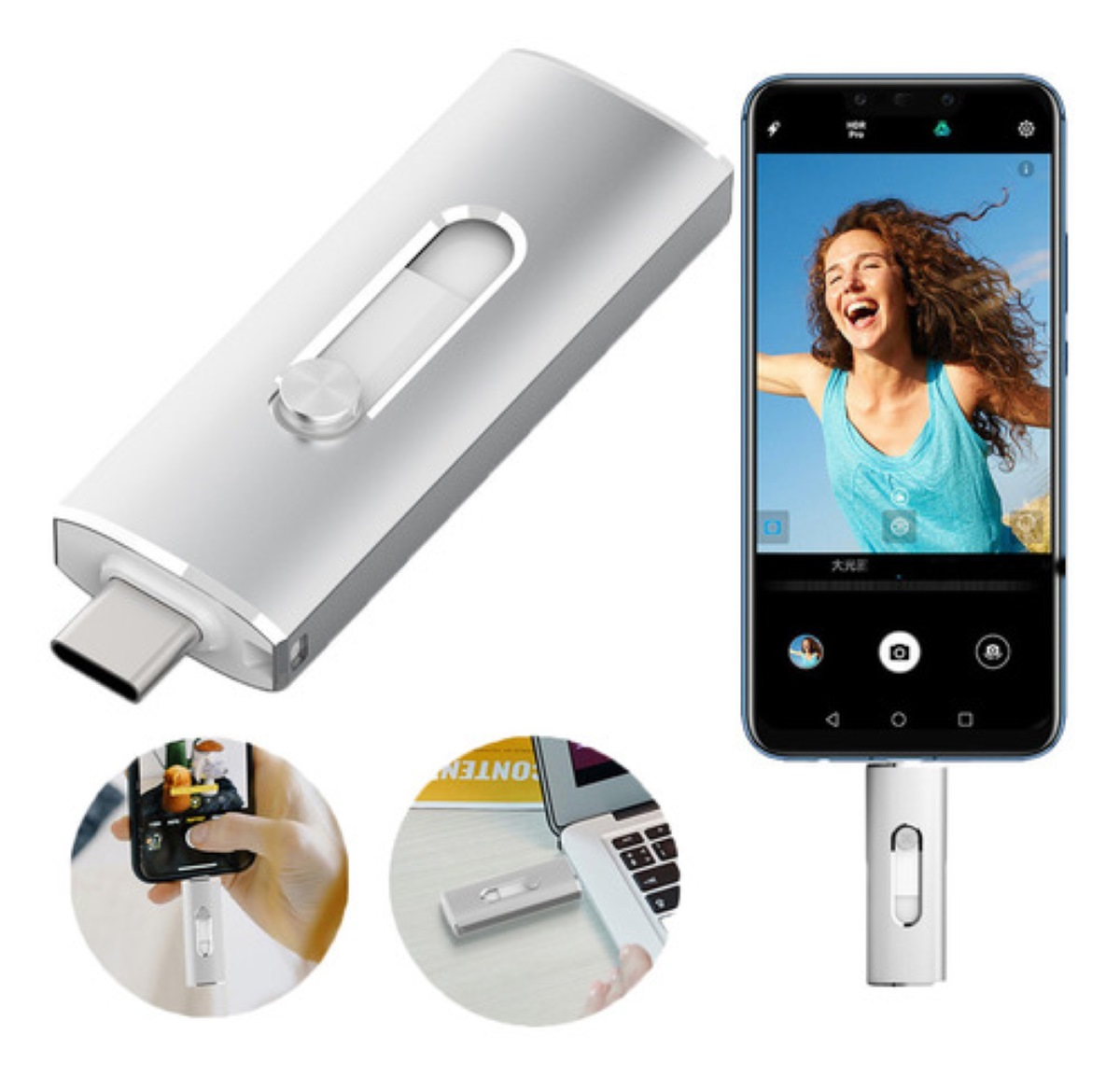 Memoria Usb 3.0 Tipo C De 256 Gb