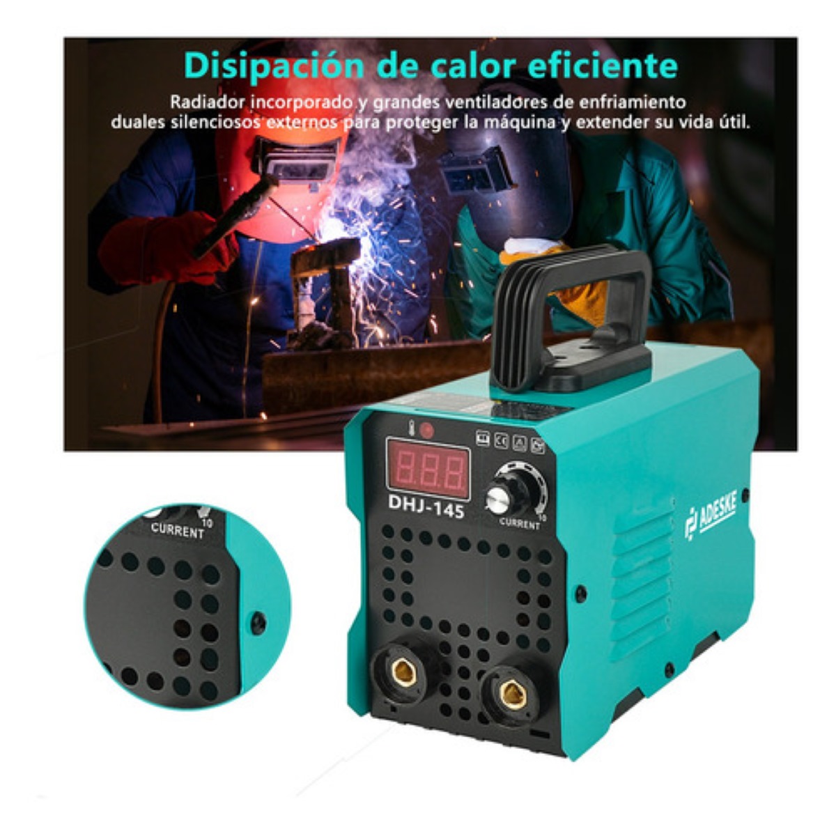 Mini Soldadoras Maquina Soldar Inverter Portatil Inversores Verde