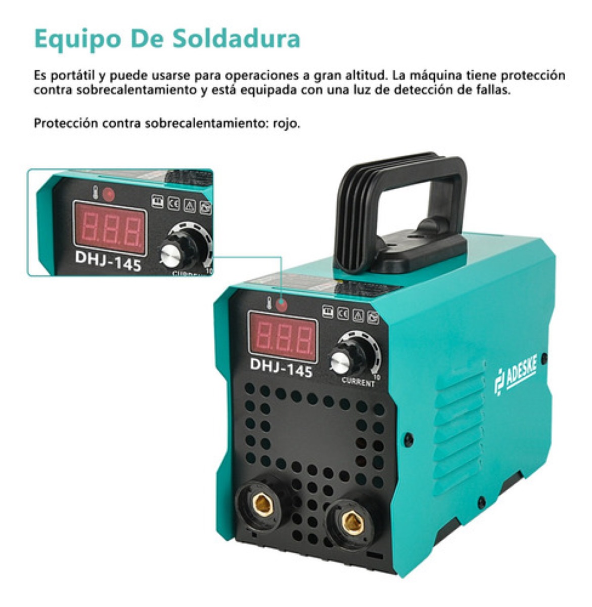 Mini Soldadoras Maquina Soldar Inverter Portatil Inversores Verde