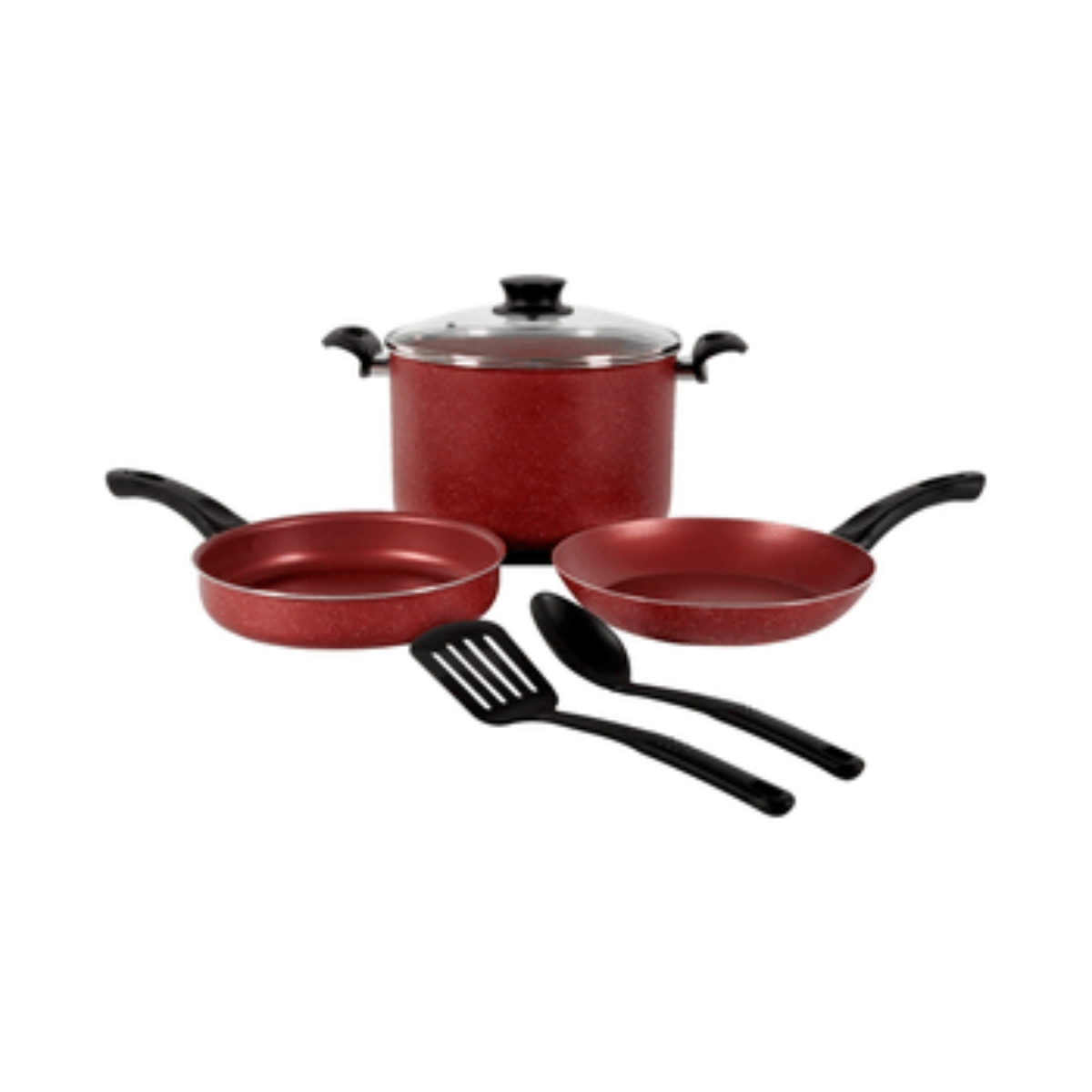 Batería de Cocina Tramontina 32200308 Genova 15 Pzas Roja ENDY3.