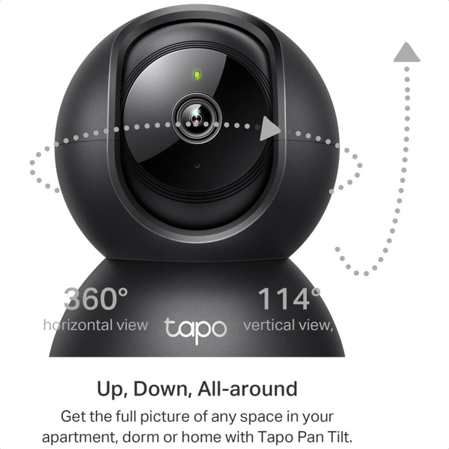 Camara De Vigilancia Tp-Link TAPO C211 UHD 2K 3MP WI-FI Vision Nocturna Rotatoria