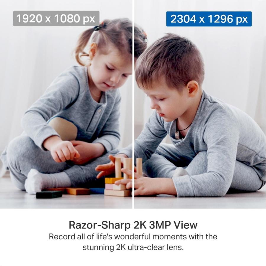 Camara De Vigilancia Tp-Link TAPO C211 UHD 2K 3MP WI-FI Vision Nocturna Rotatoria
