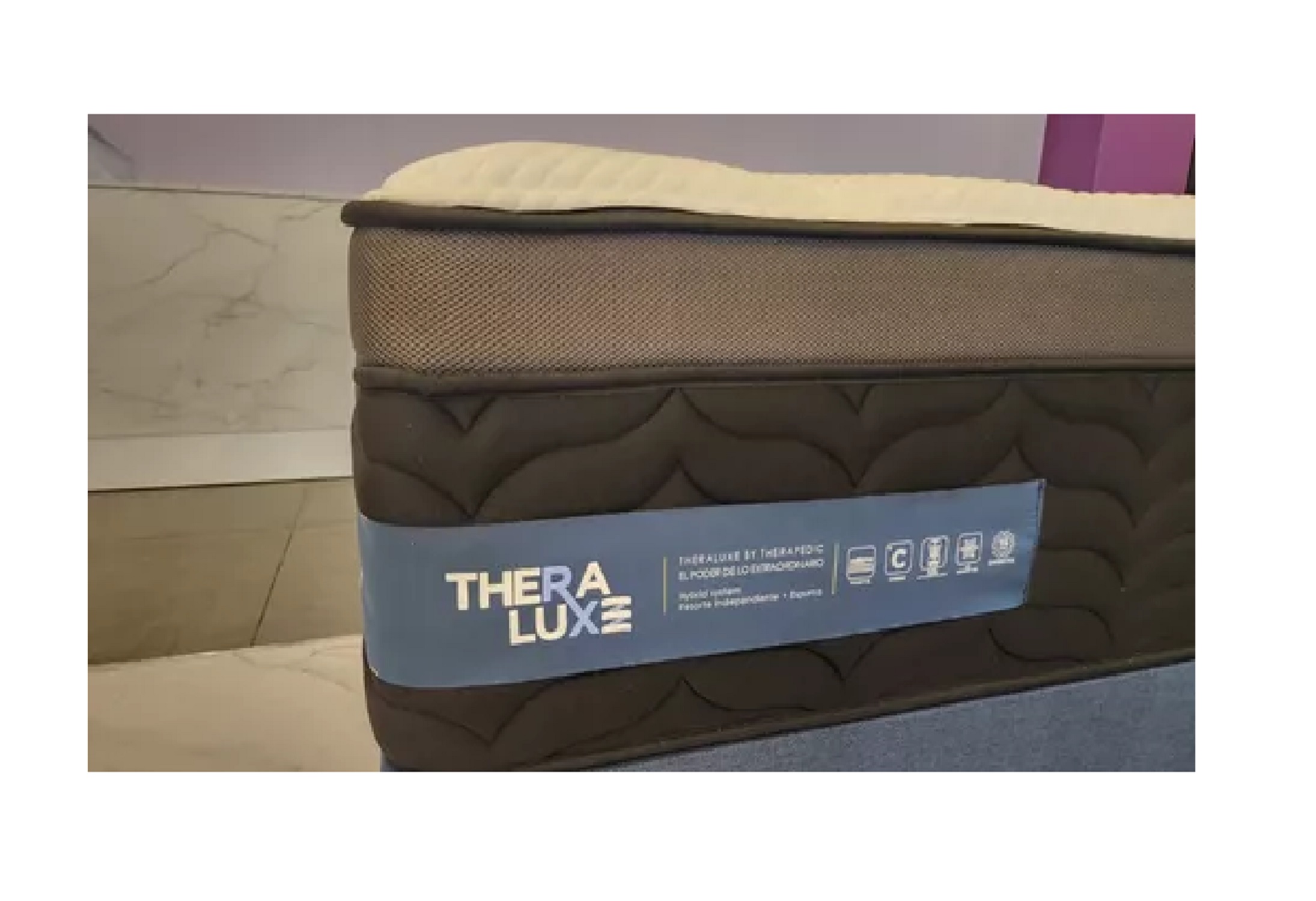 Colchon King Size Therapedic Ebony Thera Luxe.