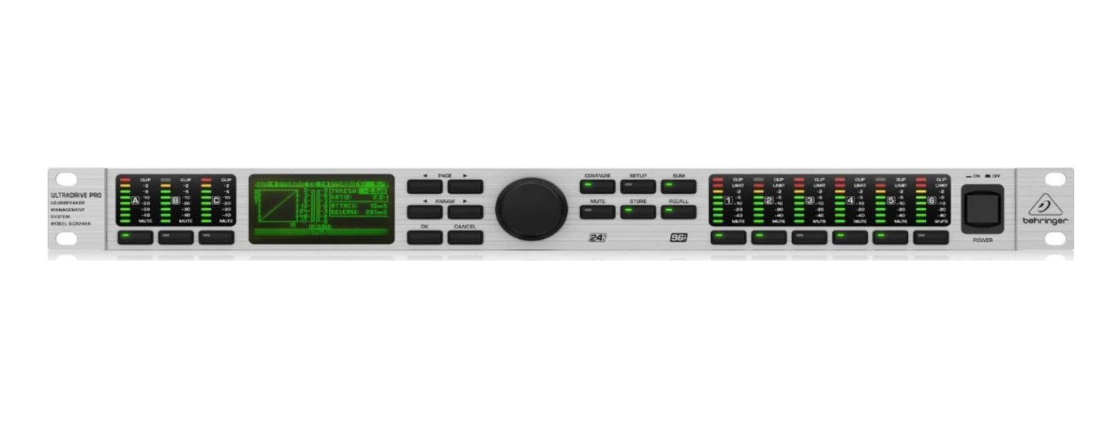 Procesador De Audio Behringer Ultradrive Dcx2496.