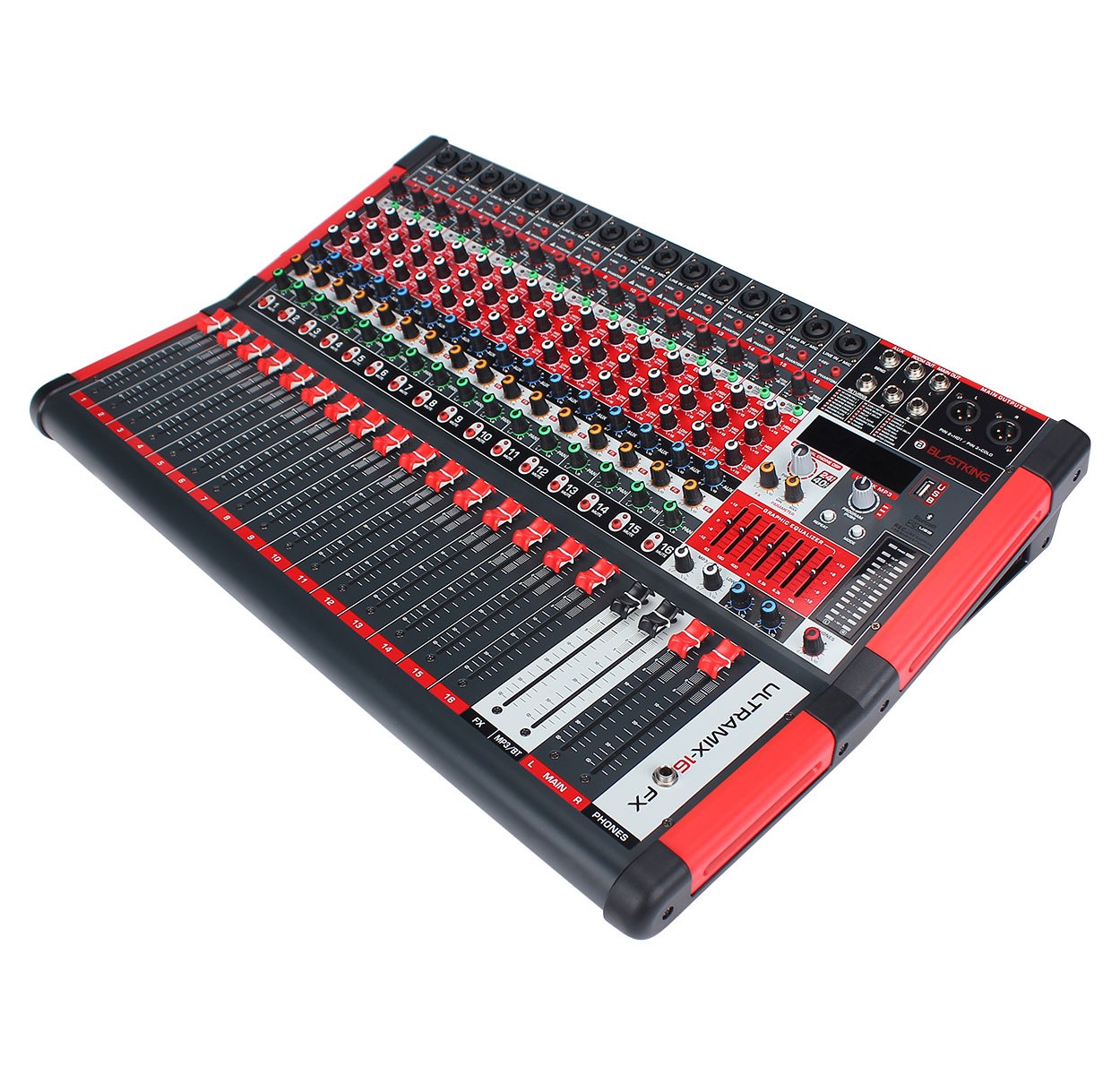 Mezcladora BLASTKING ULTRAMIX-16FX Análoga Mixer 16 Canales.