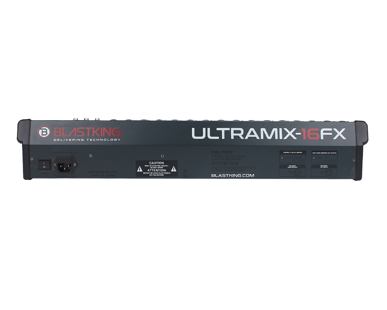 Mezcladora BLASTKING ULTRAMIX-16FX Análoga Mixer 16 Canales.