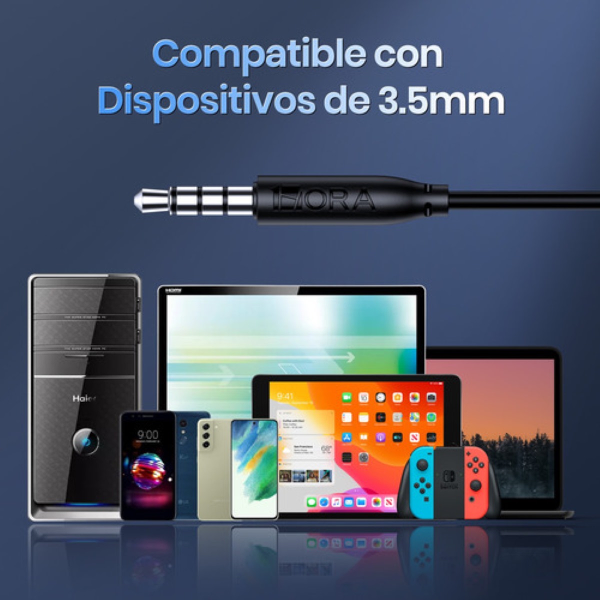 Audífonos In Ear Manos Libres Audifonos Alambricos 3.5mm Micrófono 1hora AUT122