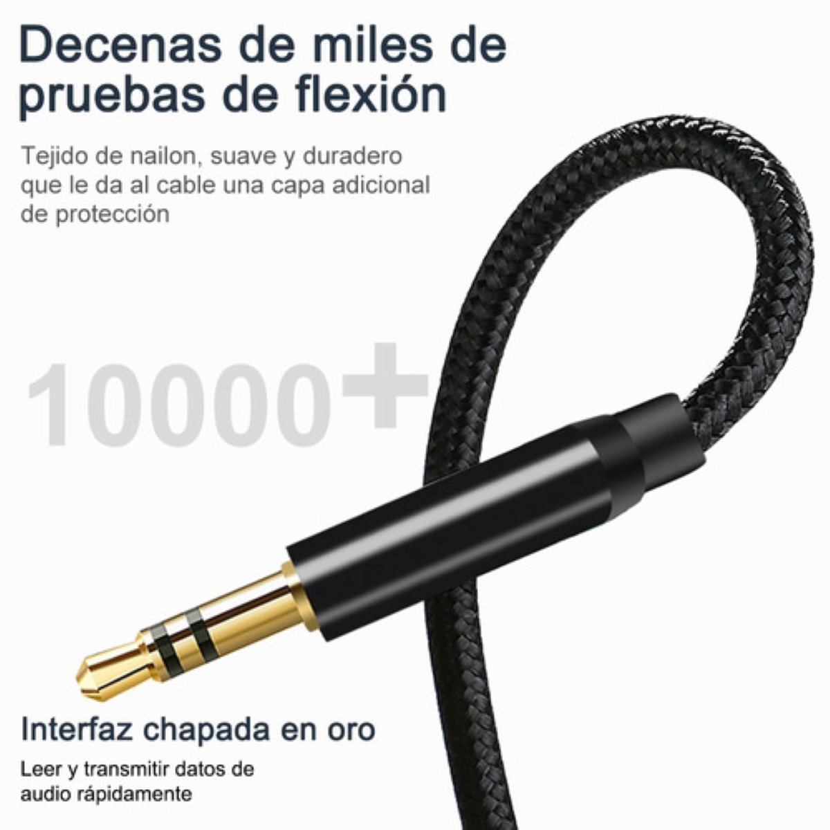 Cable Auxiliar Usb Tipo C A Conector De 3,5 Mm