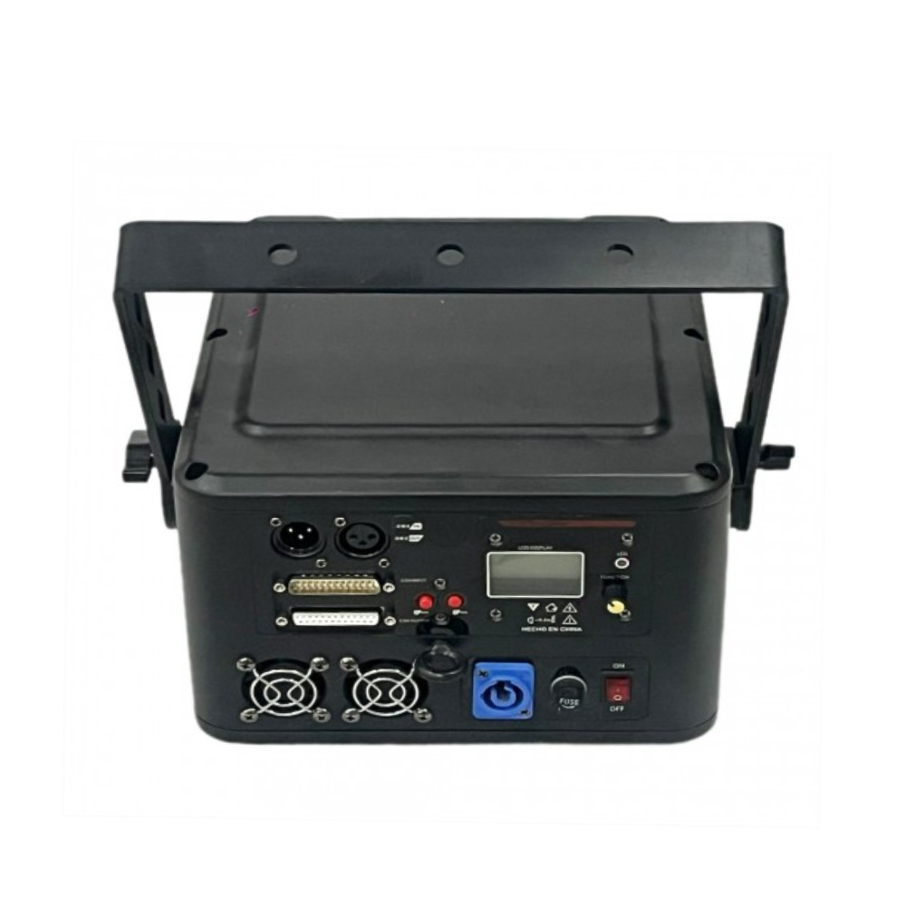 Proyector Laser MEGALUZ POCKET ILDA 5w rgb c/case rígido .