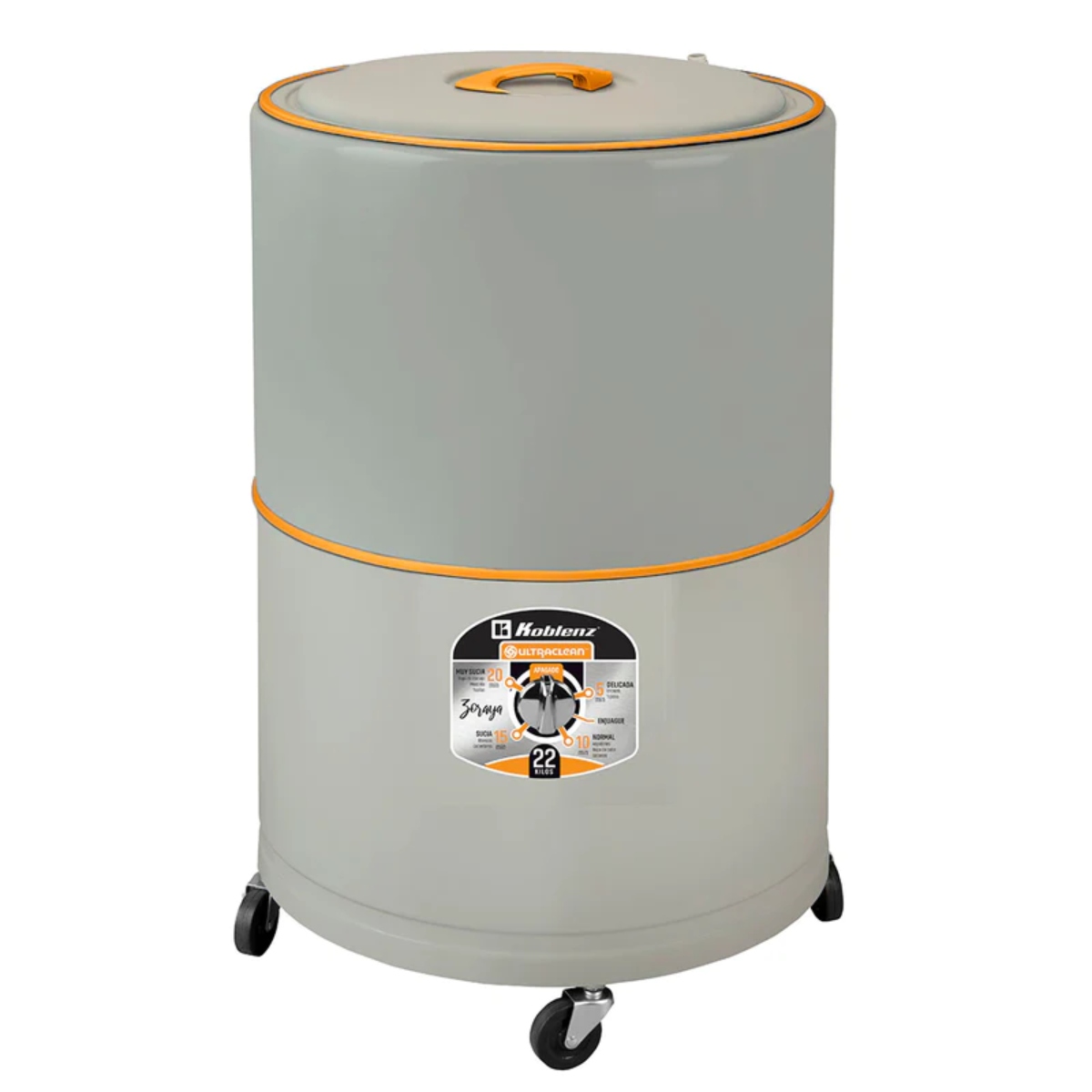 Lavadora Koblenz LR-2213P 22KG Zoraya Gris ENDY*