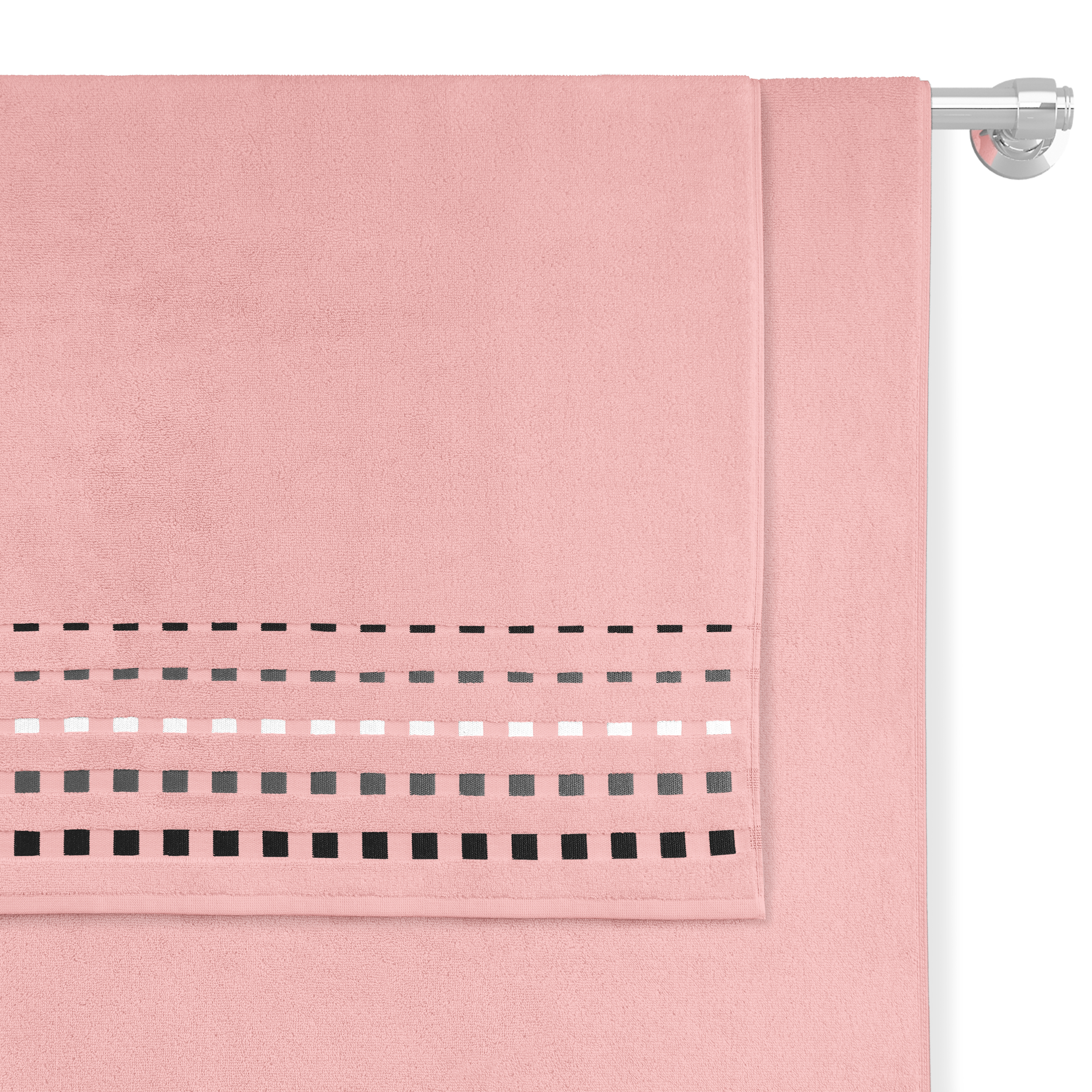 Toalla Rosa Palo Baño Completo Alberca 100% Algodón Egipcio Suave Abosorbente