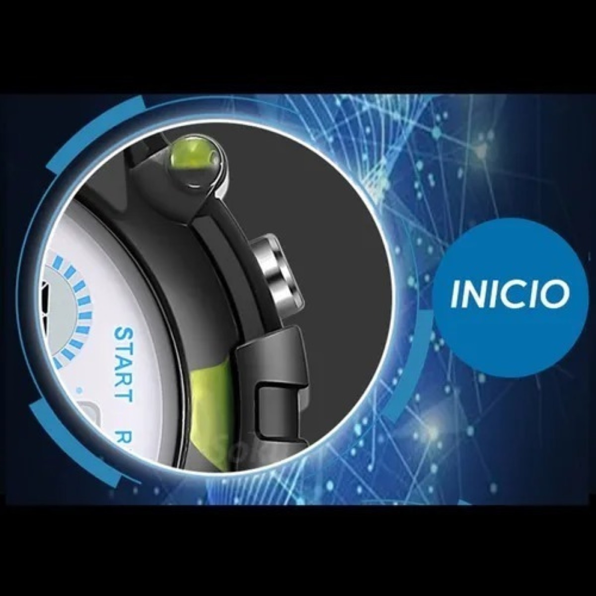 Reloj Infantil Led Niño Alarma Cronómetro Militar Camuflaje azul