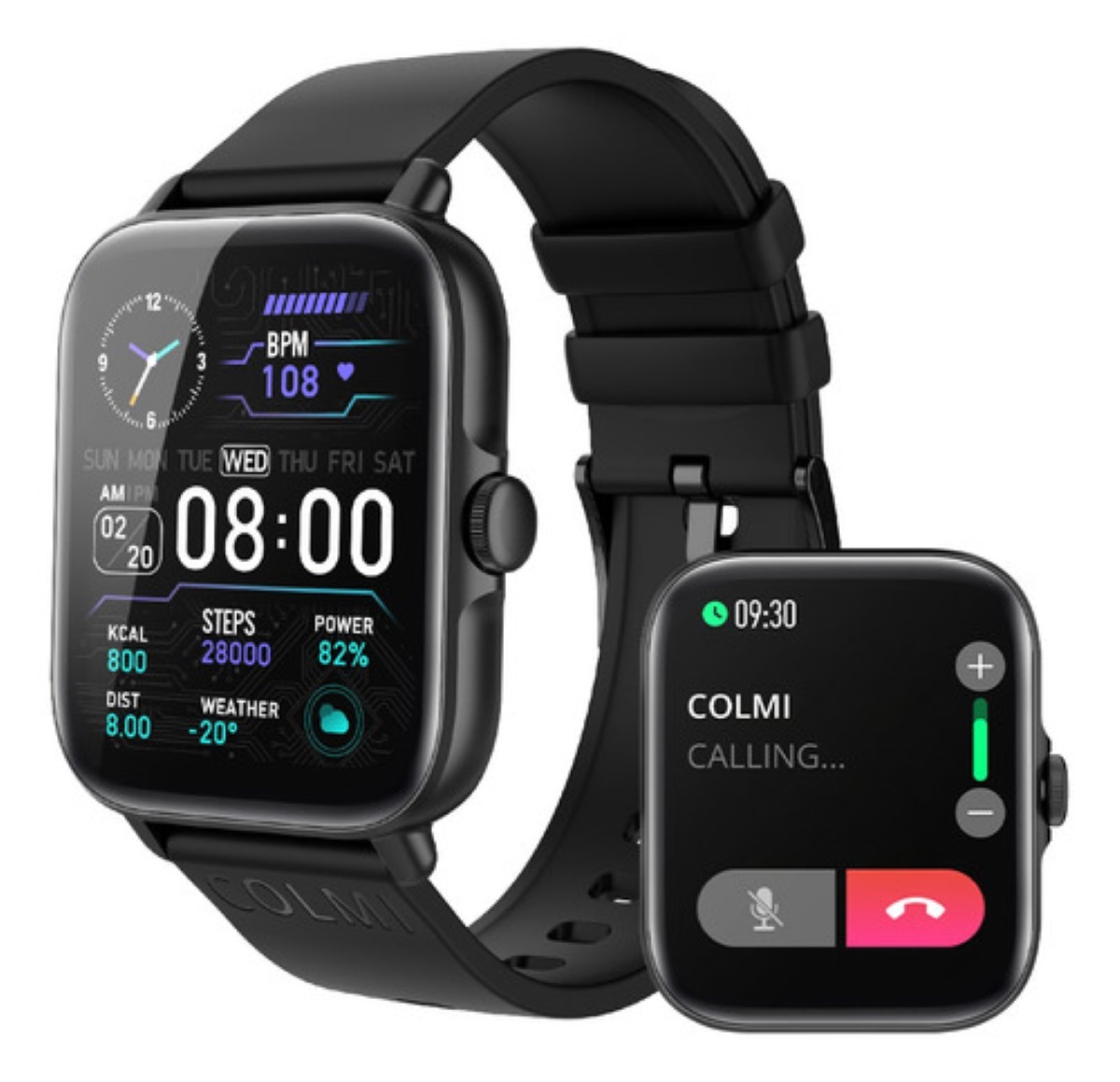 Smartwatch Reloj Inteligente Bluetooth Llamada Negro