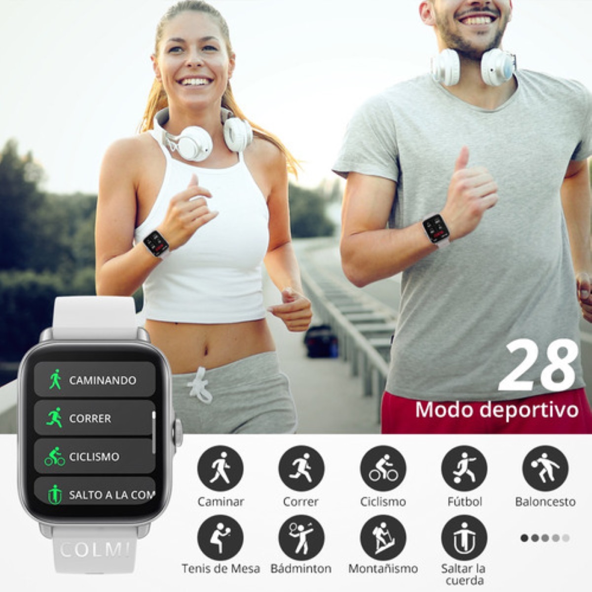 Smartwatch Reloj Inteligente Bluetooth Llamada plateado