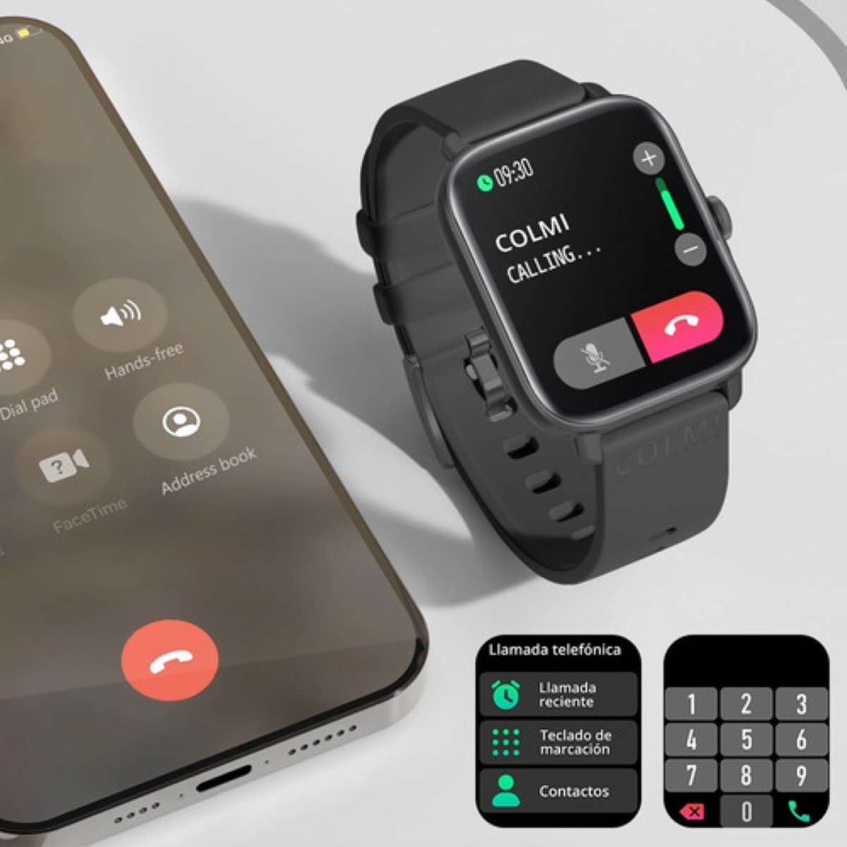Smartwatch Reloj Inteligente Bluetooth Llamada Negro