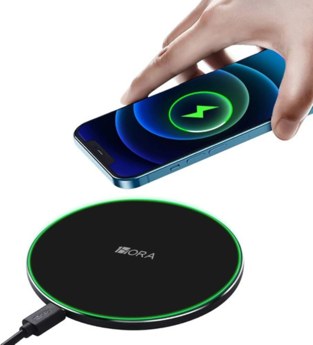 Cargador de Telefono Inalambrico Negro
