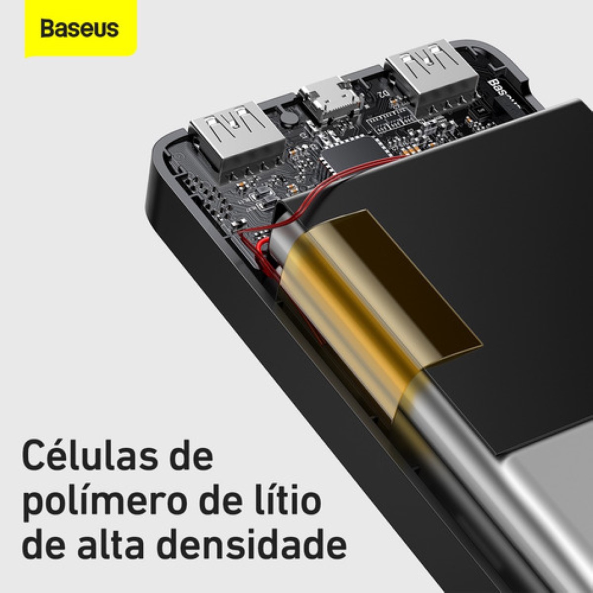 Powerbank, 10000 mAh, 15 W, pantalla digital de carga rápida, color negro