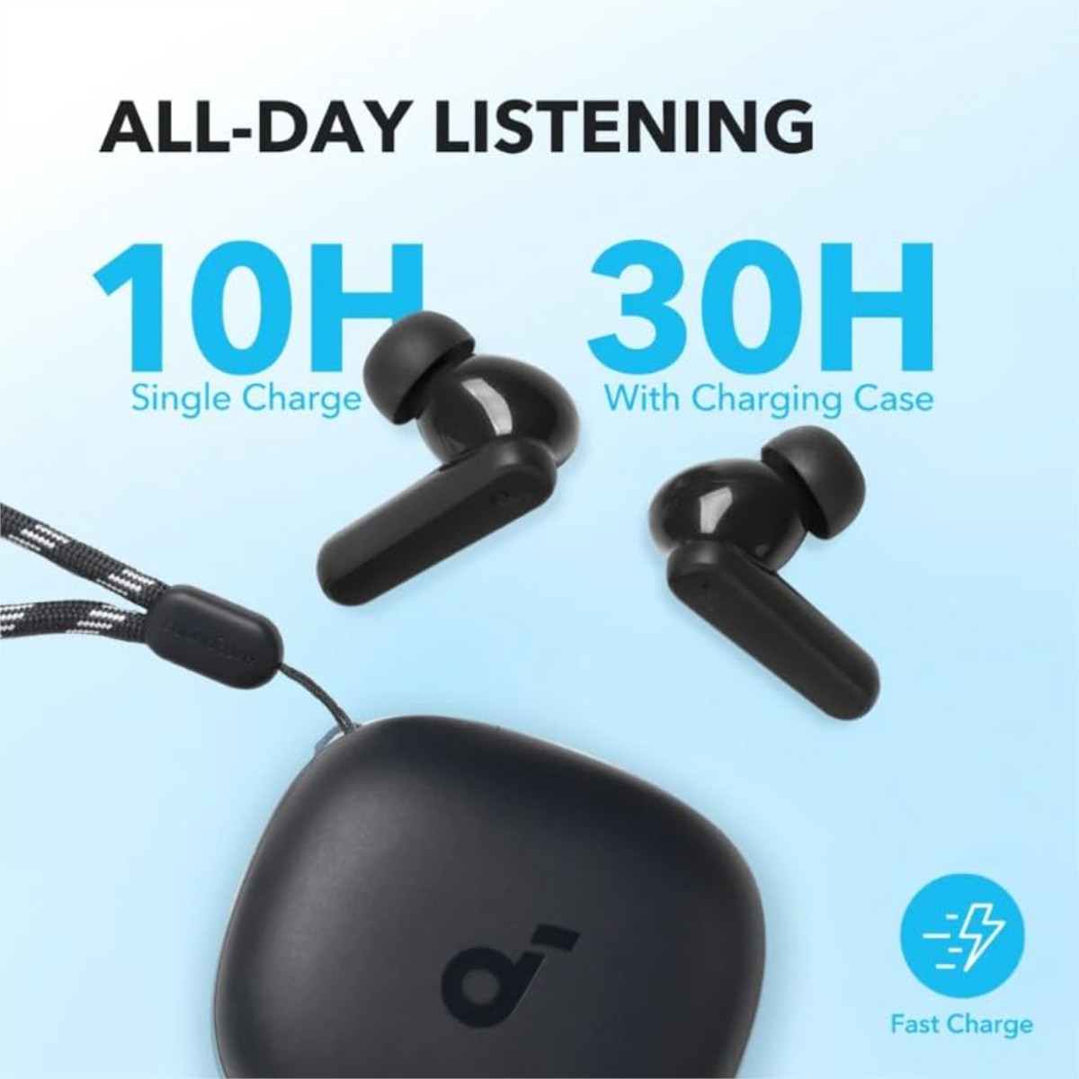 Audífonos Inalámbricos Soundcore Anker P25i 30hrs IPX5 Bluetooth.