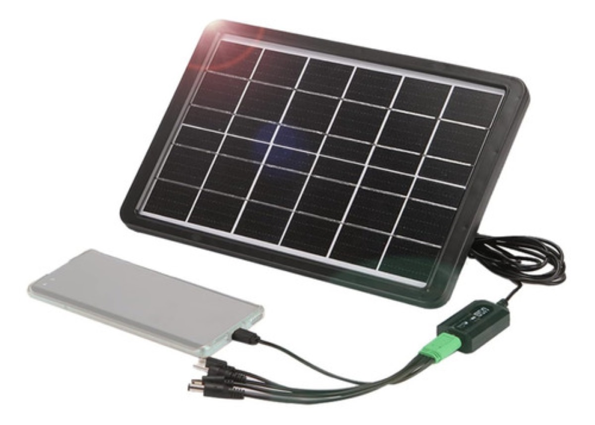 Panel Solar 8w Portátil Usb Cargador Ip65 Moreka Celular negro