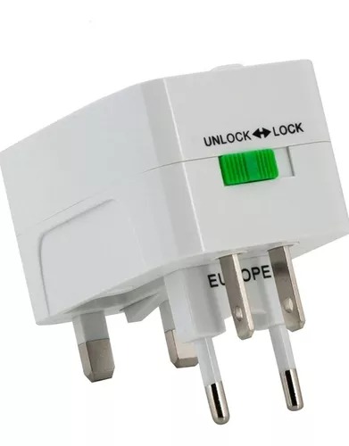 Adaptador Universal Para Toma De Corriente Portátil De Viaje.