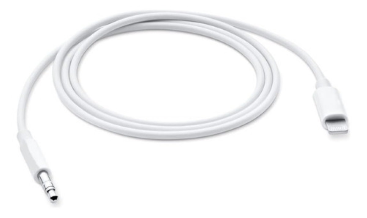 Cable Auxiliar Para iPhone 3.5 Mm Audio 1m Alta Calidad Blancos