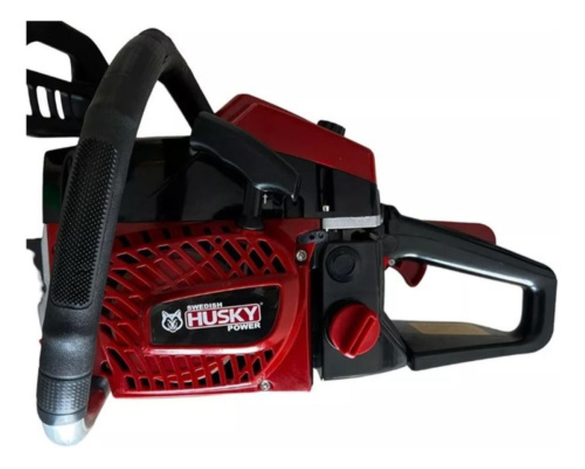 Motosierra Gasolina 20puLG 52cc 2.5hp + Accesorios Husky Color Rojo