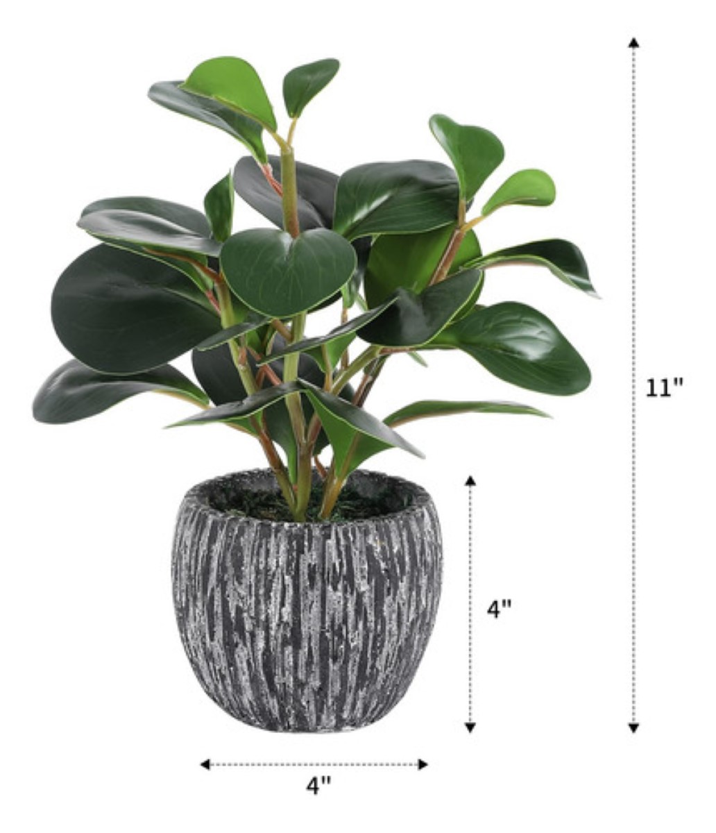 Macetas Artificiales Decorativos Plantas Adornos Decoracion macetero Gris.