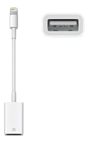 Adaptador Blanco Cámara A Usb Compatible iPhone/iPad .