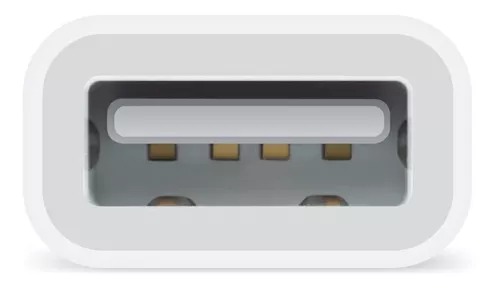 Adaptador Blanco Cámara A Usb Compatible iPhone/iPad .
