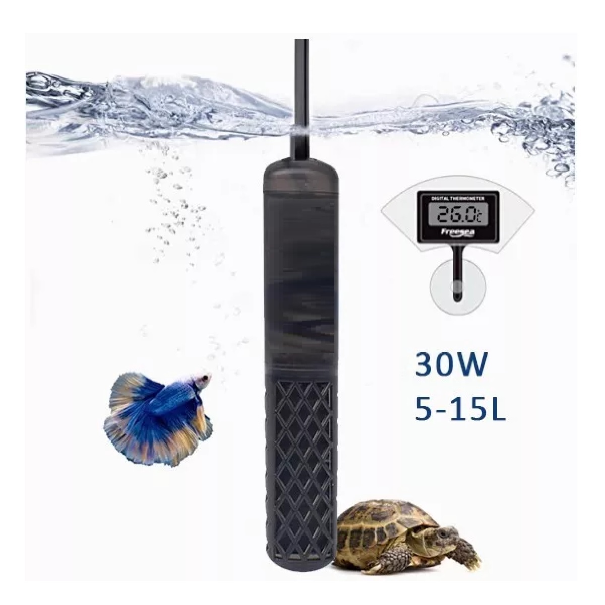 Termostato Calentador Acuario Pecera 30w 26°c Calentador.